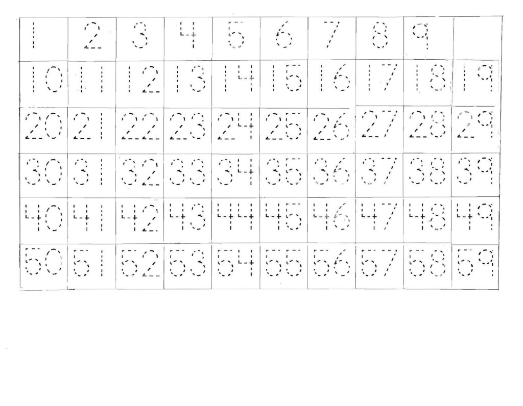 Free Printable Tracing Numbers 1 50 Worksheets Name Tracing Generator 