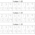 Number Tracer Pages For Kids Activity Shelter