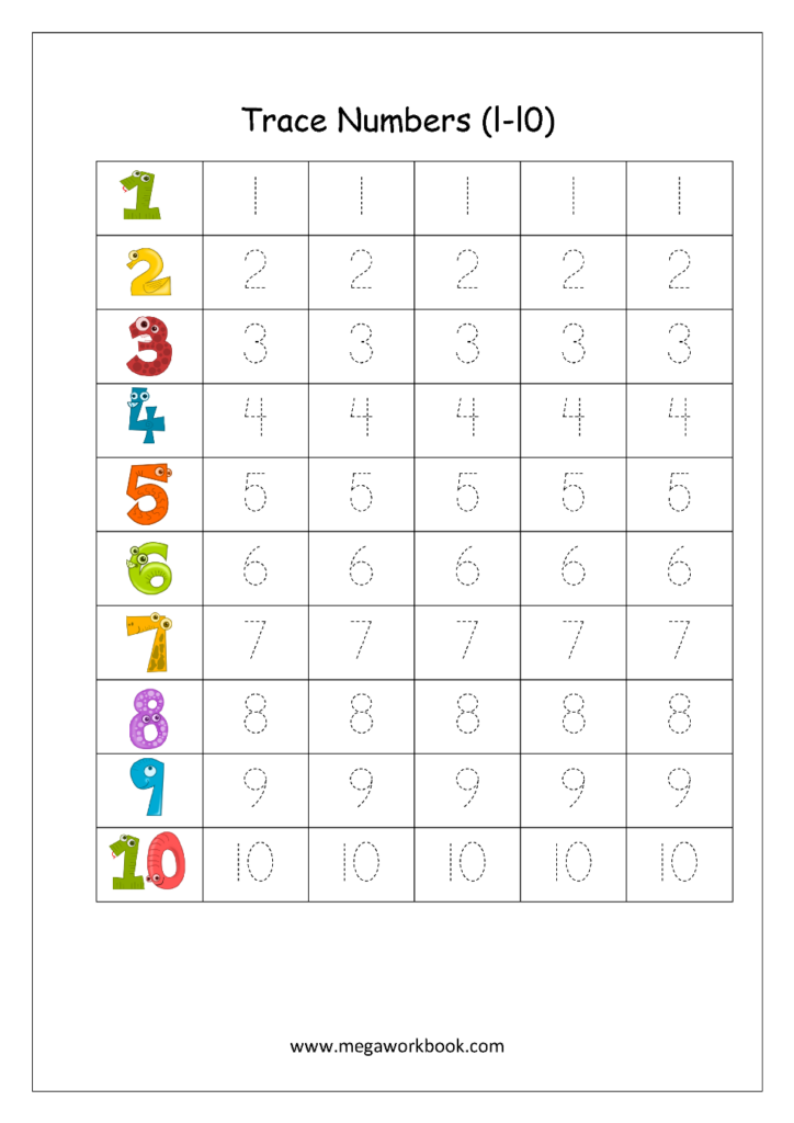 Number Tracing Tracing Numbers Number Tracing Worksheets Tracing 