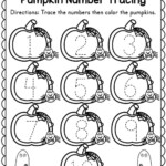 Pumpkin Number Tracing 1 10 Made By Teachers