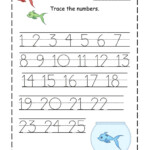 Trace Number 1 20 Worksheets Activity Shelter