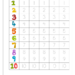 Writing Numbers Worksheet Kids Learning Activity Writing Numbers