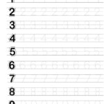Free Printable For Tracing Letters Numbers