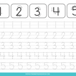 Number Tracing Worksheets 1 10