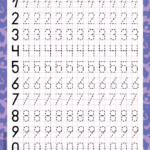 Numbers 0 9 Tracing Worksheet For Kids Preschool Worksheet