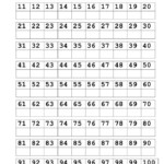 Trace Numbers 1 100 Activity Shelter 10 Best Traceable 100 Chart