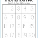 Trace Numbers 1 20 Take A Look At This Selection Of Number Tracing