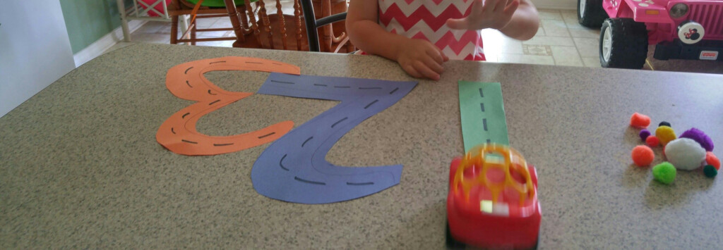 Tracing Numbers With Cars Tracing Number Toddler Learning Numbers