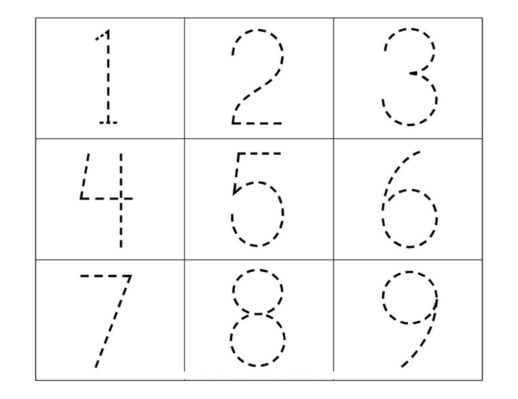 Worksheet Dotted Numbers Number Worksheets Tracing Worksheets 
