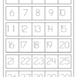 Worksheets Tracing Numbers 1 30 Harfleme Okul ncesi al ma